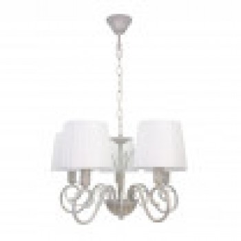 Distribuidor - Lâmpadas Diversas | Lâmpadas Clássicas | LAMPARA AMSTERDAM 5XE14 BLANCO/ORO REGX45X45 CM Ref: 155155075